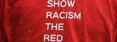 Hearts support Show Racism The Red Card