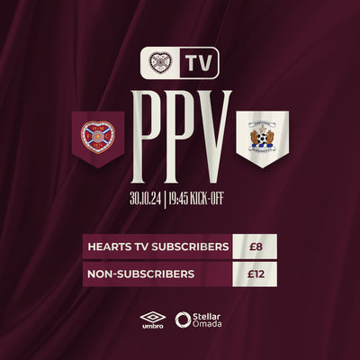 Hearts v Kilmarnock LIVE on PPV
