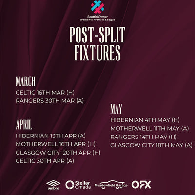 SWPL post-split fixtures announced