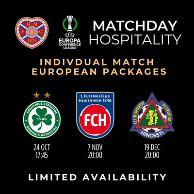 European Matchday Hospitality on sale Monday