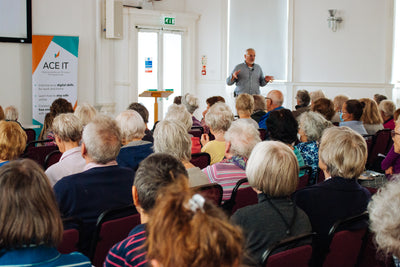 Get Smart @ Hearts – free digital skills sessions for over 50s with ACE IT