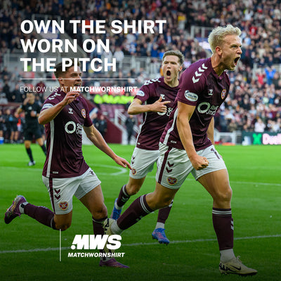 Matchworn shirt auction for Motherwell Match