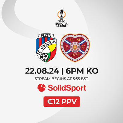 Viktoria Plzen v Hearts live on PPV