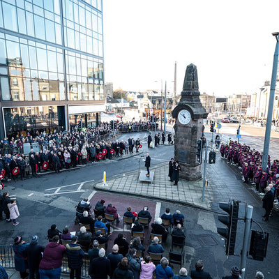 REMEMBRANCE SUNDAY SERVICE AT HAYMARKET