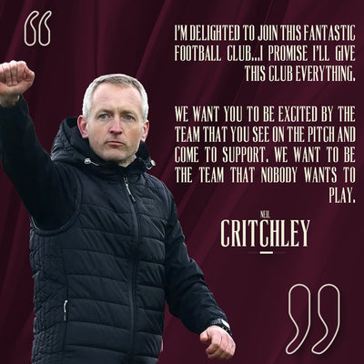 A message to supporters from Neil Critchley