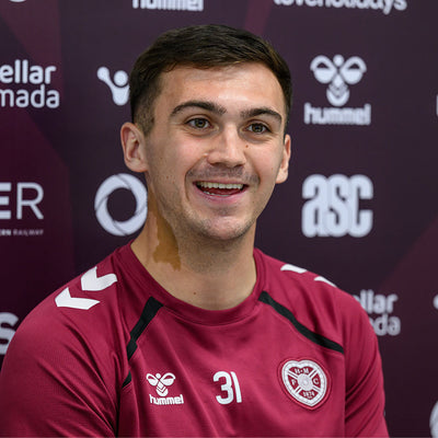 Oisin thriving at Hearts