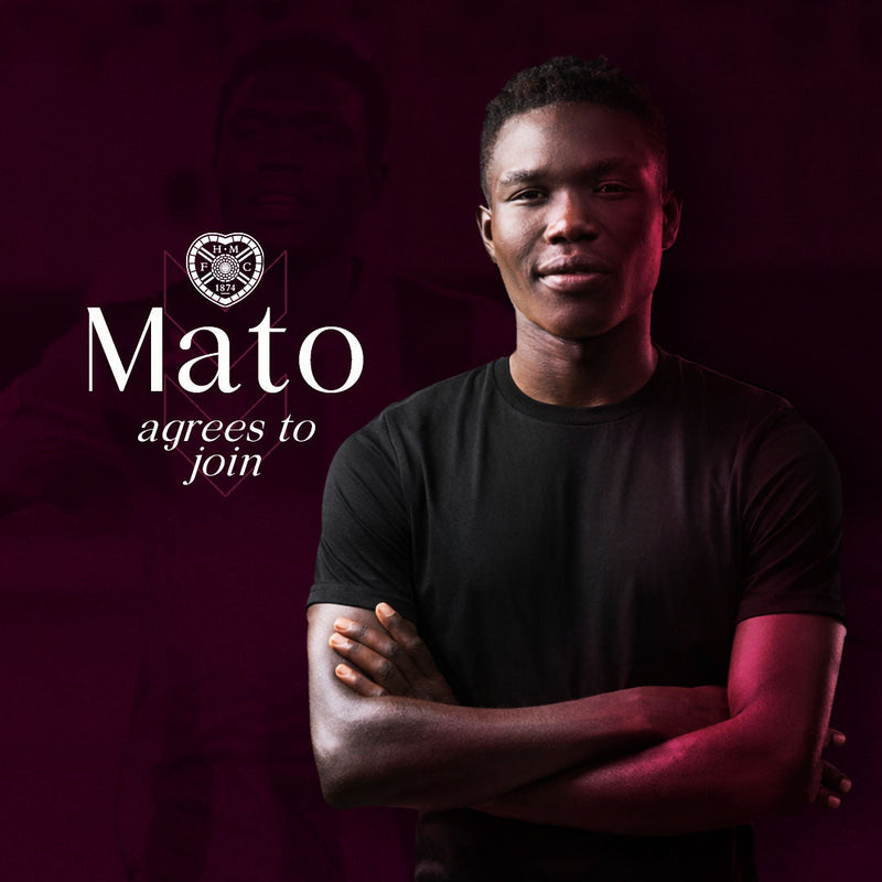 Rogers Mato agrees to join Hearts in summer