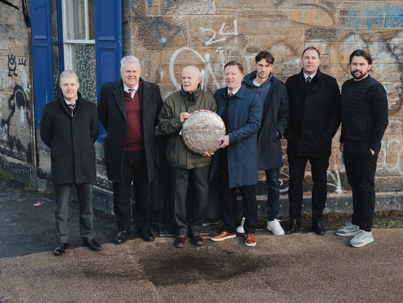 Hearts and Hibs Reveal Commemorative Plaque in the Meadows