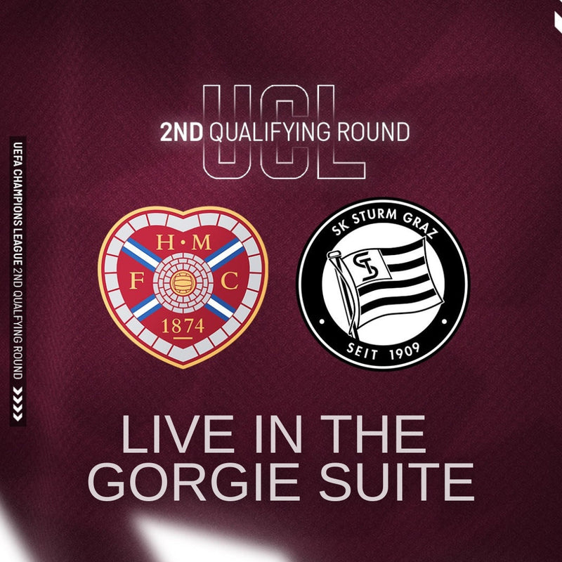 Watch Hearts away at Sturm Graz live at Tynecastle