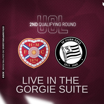 Watch Hearts away at Sturm Graz live at Tynecastle