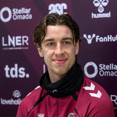 Magnusson enjoying life at Hearts
