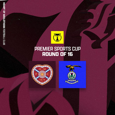 Hearts to face ICT in last 16 of Premier Sports Cup
