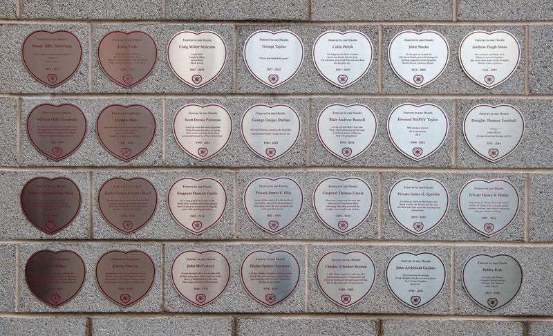 FOREVER IN OUR HEARTS MEMORIAL PLAQUE
